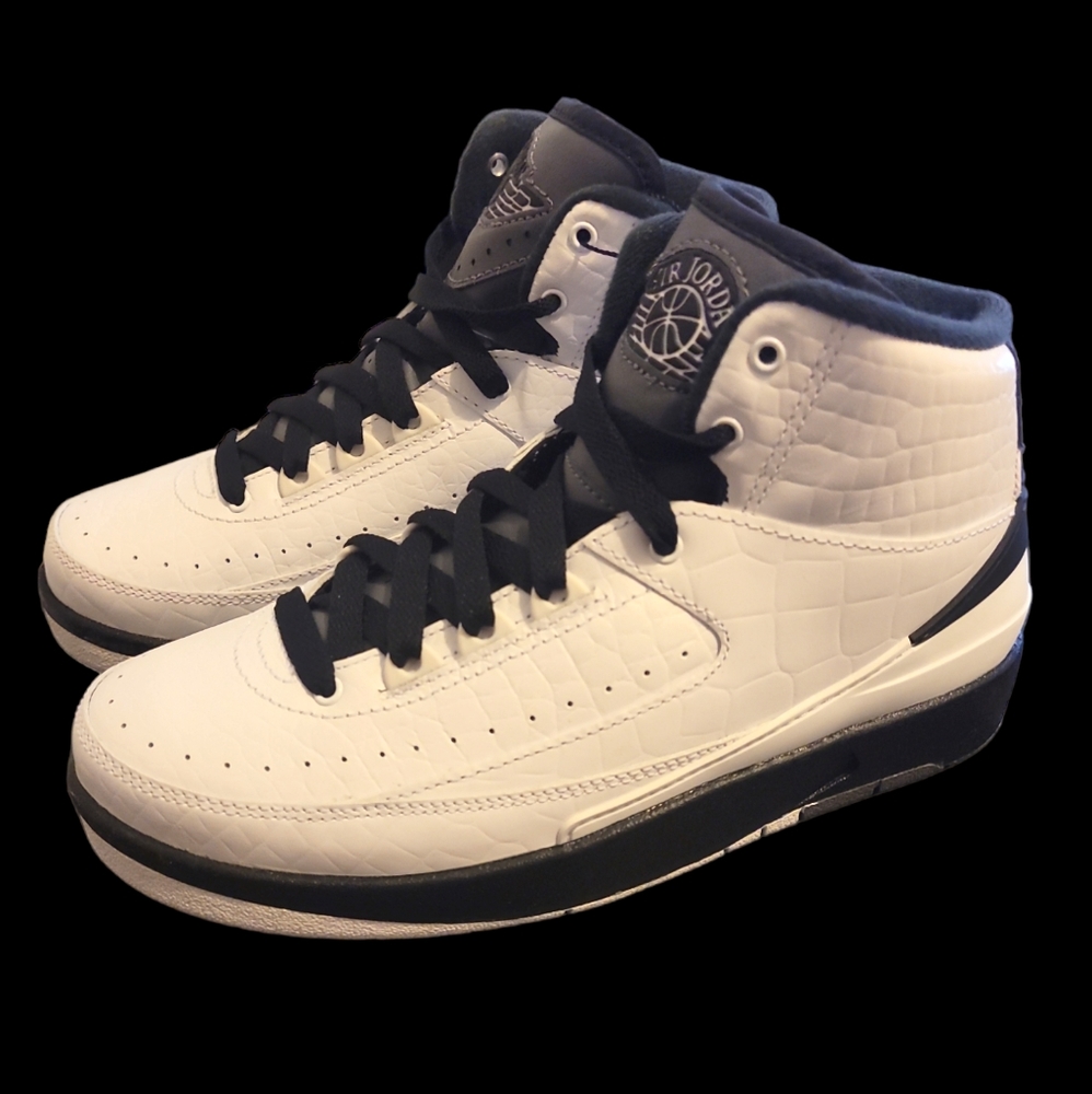 Air Jordan 2 - Wing ItBrand New. White / Black - Dark Gray